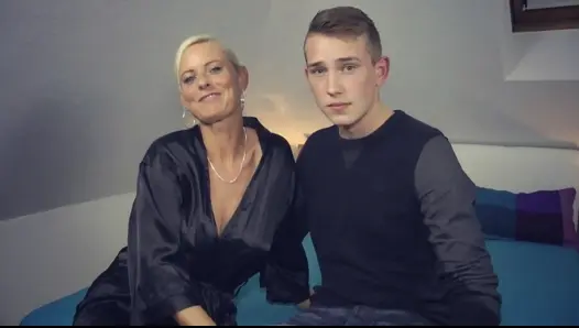 Double the Pleasure: Two Young Studs for DirtyTina's Delight - video thumbnail