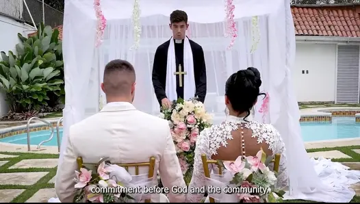 Wedding Day Debauchery: Mariana Martix's Filthy Affair with the Priest - video thumbnail