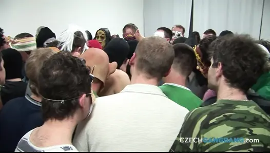 Massive Gangbang Mayhem: 90 Men Unleash Carnage in Czech Extravaganza - video thumbnail