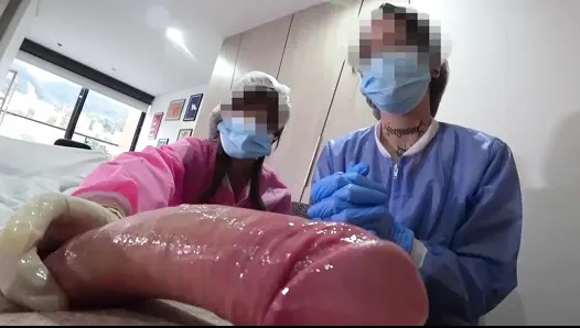 EROTIC MEDICAL EXAM: Two Horny Nurses Put My New Cock to the Test - video thumbnail