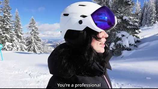 Tattooed Ski Bunny Gets Nailed by Instructor in Hardcore Doggy Style Encounter - video thumbnail