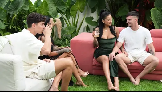 Colombian Lust Unleashed: Mariana Martix and Yasmina Khan's Wife Swap Frenzy - video thumbnail